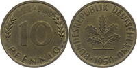 Bundesrepublik Deutschland 10 Pfennig Kursmünze -