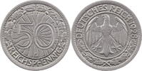 Weimarer Republik 50 Reichspfennig Kursmünze -