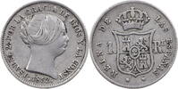 Spanien 1 Real Isabel II. -