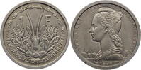 Französisch-Äquatorial Afrika 1 Franc Kursmünze - Probe -
