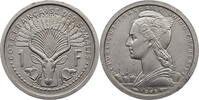 French Somaliland 1 Franc Kursmünze - Probe -