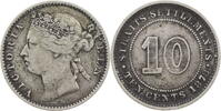 Straits Settlements 10 Cents Victoria (1837-1901) -