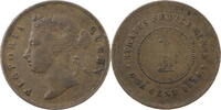 Straits Settlements One Cent Victoria (1837-1901) - Kursmünze -