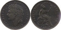 Großbritannien ⅓ Farthing Georg IV. (1820-1830) - Kursmünze (1827) -