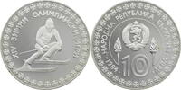 Bulgarien 10 Leva Olympische Spiele 1984 in Sarajevo - Ski Alpin -