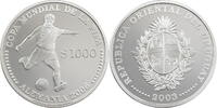 Uruguay 1000 Pesos Auf die Fussballweltmeisterschaft 2006 in Deutschland -