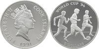 Cook Islands 5 Dollars Auf die Fußballweltmeisterschaft 1994 in den USA -