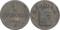 Sachsen, Albertinische Linie 1 Pfennig Johann I. (1854-1873) - Kursmünze (1855-1859) -