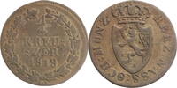 Nassau, Herzogtum 1/4 Kreuzer Wilhelm I. (1816-1839) - Kursmünze (1817-1822) -