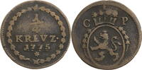 Pfalz, Kurlinie 1/4 Kreuzer Carl Theodor (1742-1799) - Kursmünze (1773-1795) -