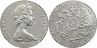 Isle of Man 1 Crown Elisabeth II. (1952-2022) – Olympische Spiele 1980 in Moskau -