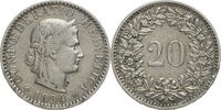 Schweiz 20 Rappen Kursmünze (1881-1938) -