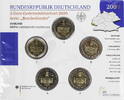 Bundesrepublik Deutschland 5 x 2 Euro 2 Euro Länderserie - Saarland -