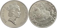 Gibraltar 2 Pounds / 2.8 Ecu Elisabeth II. (1952-2022) - Kursmünze -