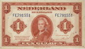 Niederlande 1 Gulden Wilhelmina -