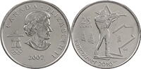 Kanada 25 Cents Elisabeth II. (1952-2022) - Olympische Spiele 2010 in Vancouver - Biathlon -
