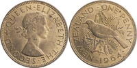 New Zealand 1 Penny Elizabeth II. (1952-) - Kursmünze (1953-1965) -
