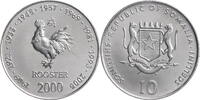 Somalia 10 Shillings Astrologie-Serie - Hahn -