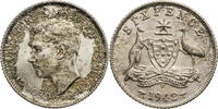 Australien 6 Pence Georg VI. (1936-1952) - Kursmünze (1938-1945) -