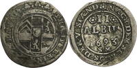 Hanau, Gesamthaus 2 Albus Philipp Reinhard (1685-1712) - Kursmünze (1693-1694) -