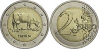 Lettland 2 Euro Latvian farming and countryside -