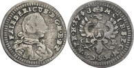 Brandenburg-Bayreuth, Markgrafschaft 1 Kreuzer Friedrich III. (1735-1763) - Kursmünze (1745-1753) -