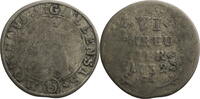 Schweiz, St. Gallen 6 Kreuzer Kursmünze (1725-1739) -