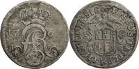 Polen Dreigröscher (Trojak) August III. Sachsen (1734-1763), Thorn, selten -