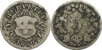 Schweiz 5 Rappen Kursmünze (1850-1877) -
