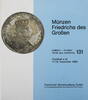 Frankfurt Literatur Frankfurter Münzhandlung Auktion 131 vom 17. und 18. November 1988 -