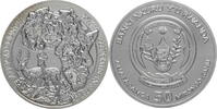 Ruanda 50 Amafaranga Springbock - Silver Bullion -