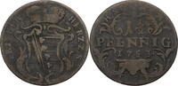 Sachsen-Gotha-Altenburg 1½ Pfennig Friedrich III. (1732-1772) - Kursmünze (1752-1761) -