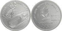 Frankreich 100 Francs Olympische Winterspiele 1992 in Albertville - Bobfahren -