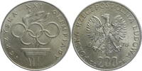 Polen, Volksrepublik 200 Zloty Olympische Spiele 1976 in Montreal -