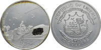 Liberia 10 Dollars Meteorite NWA 267 -