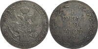 Polen, unter russischer Besatzung 10 Zlotych / 1½ Rubel Nikolaus I. (1825-1855) - Kursmünze (1825-1841) -