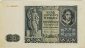 Polen 50 Zlotych Serienschein -