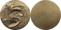 Ungarn Medaille Vogel, Spinnennetz und Vagina -