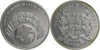 Benin 1000 Francs FIFA World Cup Brazil 2014 -