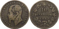 Italien, Königreich 10 Centesimi Victor Emmanuel II (1861-1878) - Kursmünze -