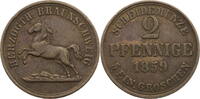 Braunschweig, Herzogtum 2 Pfennige Wilhelm VIII. (1830-1884) - Kursmünze (1859-1860) -