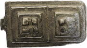 Ghana Goldstaubgewicht der Ashanti-Akan in geometrischer Form -