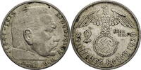 Drittes Reich 2 Reichsmark Hindenburg - Kursmünze (1936-1939) -