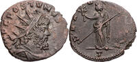 Gallisches Sonderreich Antoninian Postumus, Büste / PAX EQVITVM, Pax mit Szepter und Zweig -