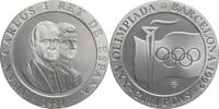 Spanien 2000 Pesetas Olympiade in Barcelona 1992 - Olympische Ringe, Fackel und Flagge -