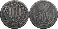 Münster, Bistum 4 Pfennig Friedrich Christian von Plettenberg (1688-1706) -