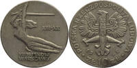 Polen, Volksrepublik 10 Zloty 700 Jahre Warschau - Nike -
