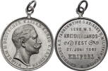 Hessen, Kriftel Medaille Wilhelm II. (1888-1918) - Zur Erinnerung an die Fahnenweihe -