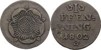 Lippe, Grafschaft 1 Pfennig Friedrich Wilhelm Leopold I (1789-1802) -
