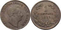 Baden, Großherzogtum 1 Kreuzer Leopold I. (1830-1852) - Kursmünze (1845-1852) -